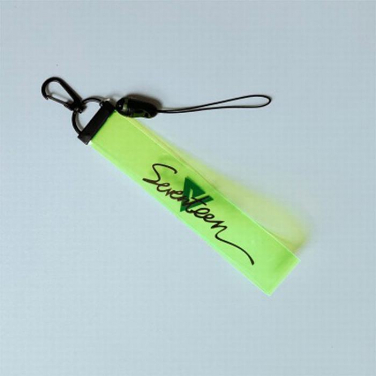SEVENTEEN Fluorescent green Mobile phone rope lanyard around the same paragraph 18CM 10G  price for 5 pcs