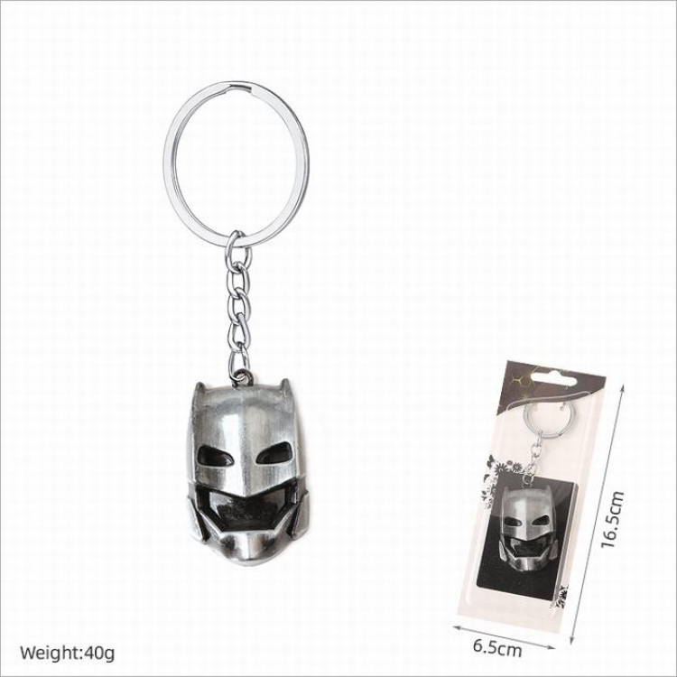 Justice League Batman mask Keychain pendant