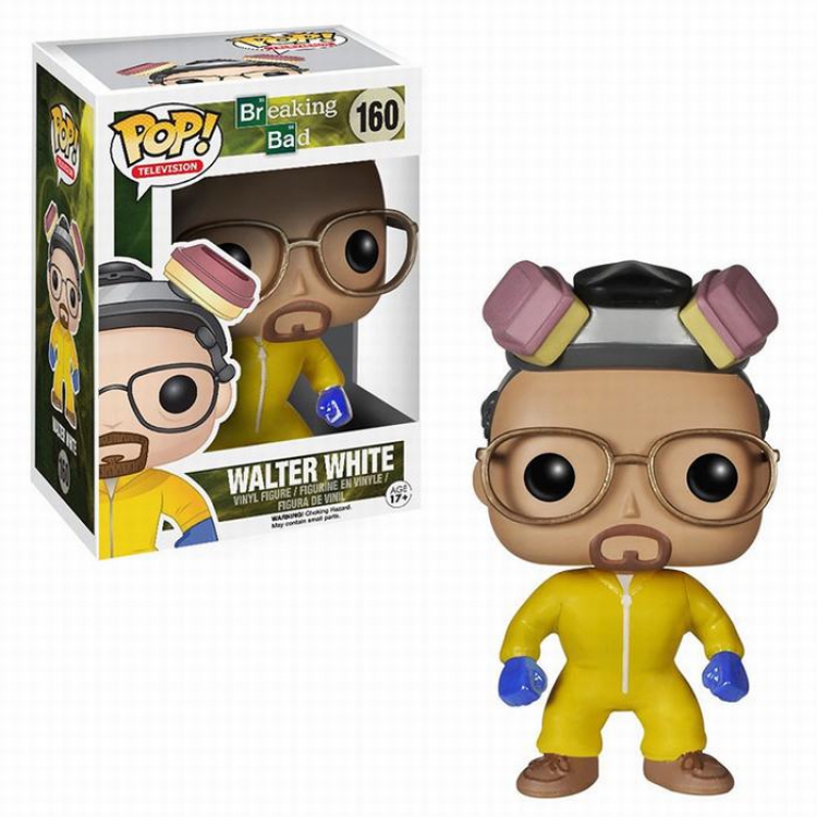 Funko POP 160  Breaking Bad Narcos Yellow clothes Boxed Figure Decoration Model
