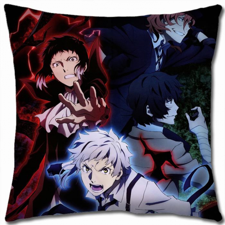 Bungo Stray Dogs W5-35 Double-sided  full color Pillow Cushion 45X45CM NO FILLING