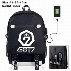 GOT7 Canvas Data line Backpack...