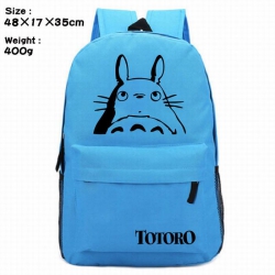 Totoro-3 blue Anime around Sil...
