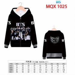 BTS Full color zipper hooded P...