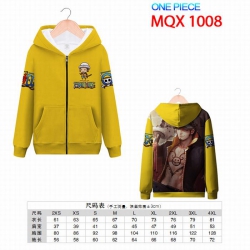 ONE PIECE Full color zipper ho...