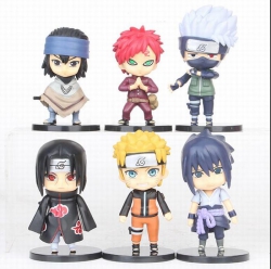 Naruto a set of six Bagged Fig...