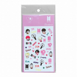 BTS Transparent stickers diary...