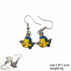 Happy fish Earring 1.8X1.2CM 3...