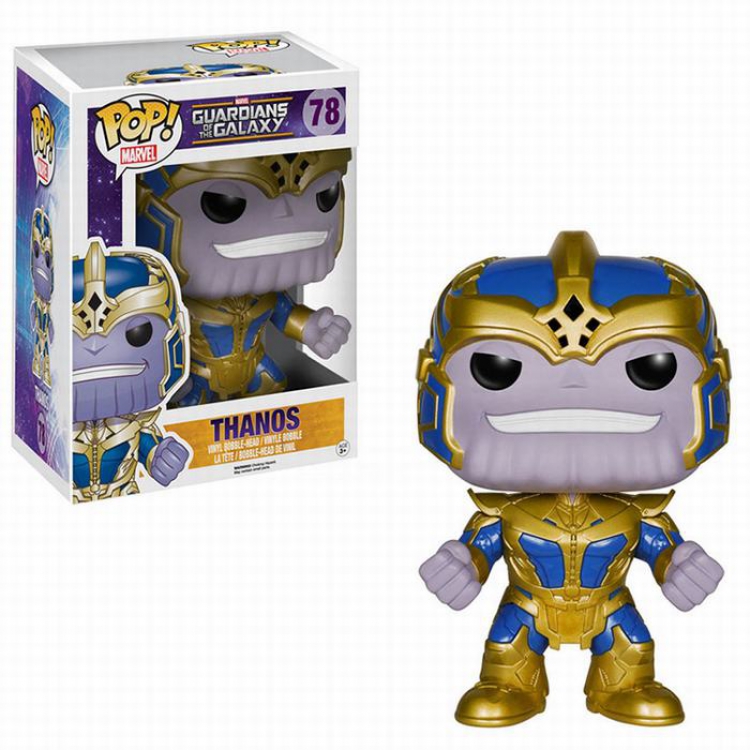 FUNKO POP 78 The Avengers Thanos Boxed Figure Decoration Model 10CM 0.4KG