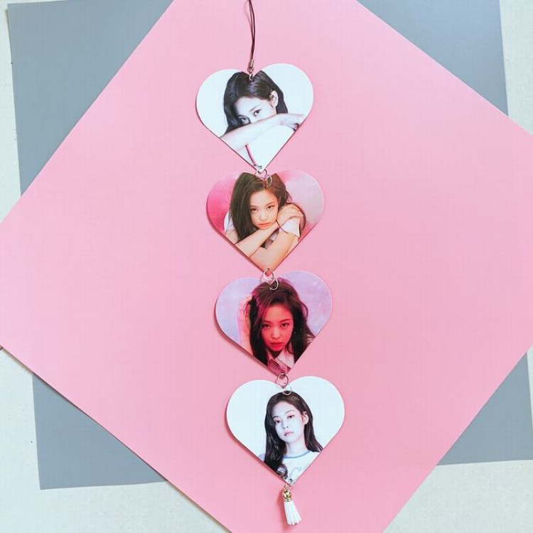 Blackpink  Around the star combination JENNIE Double-sided photo 12X10.8CM 13G price for 5 pcs