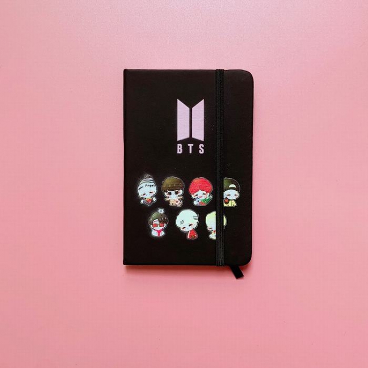 BTS The same paragraph around the star Cartoon Notebook notepad 9X14CM 105G price for 5 pcs