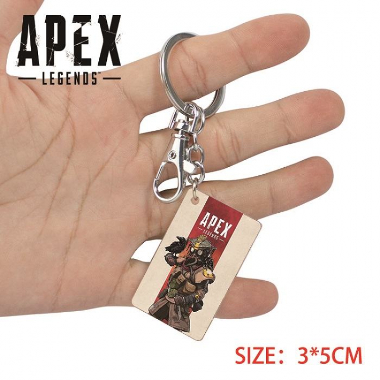 Apex Legends-26  Anime Acrylic Color Map Keychain Pendant