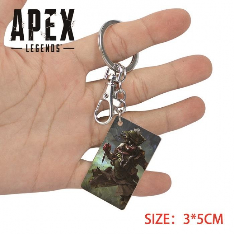 Apex Legends-35  Anime Acrylic Color Map Keychain Pendant