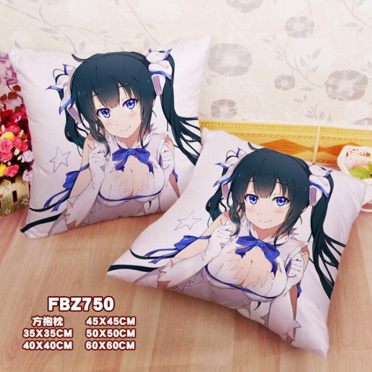 Is it wrong to try to Pick Up Girls in a Dungeon Square universal double-sided full color pillow cushion 45X45CM FBZ750