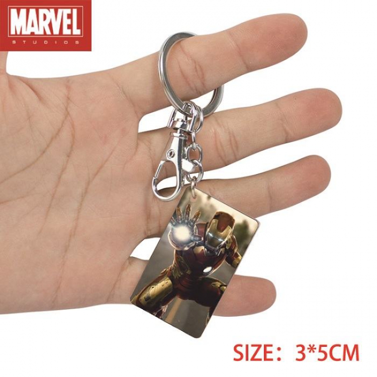 The avengers allianc-1 Anime Acrylic Color Map Keychain Pendant