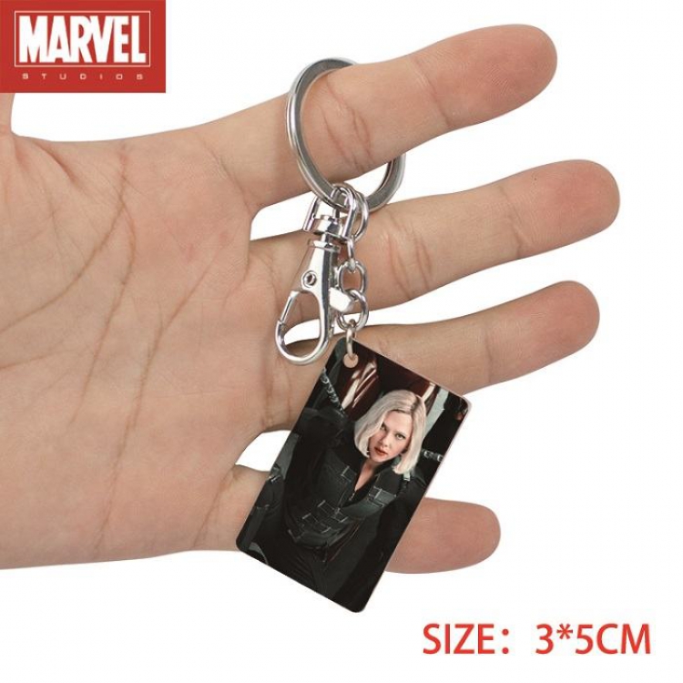 The avengers allianc-13 Anime Acrylic Color Map Keychain Pendant