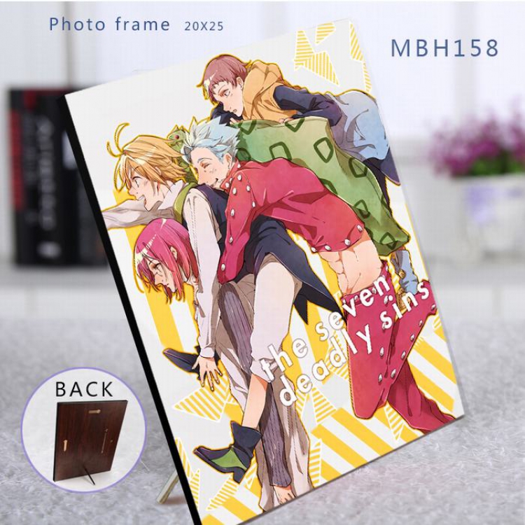 MBH158--The Seven Deadly Sin Anime wood board painting(Can be customized for a single model)20X25CM