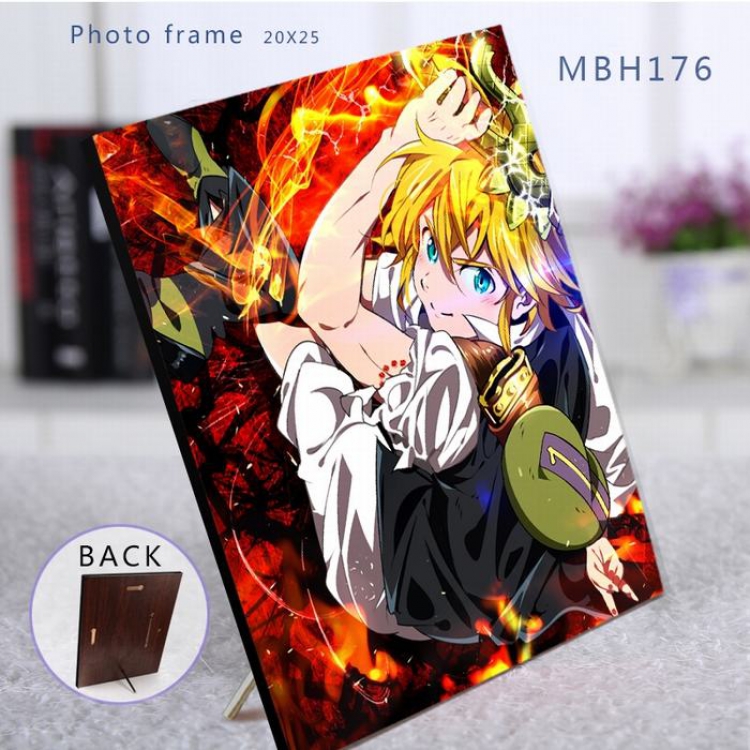 MBH176-The Seven Deadly Sin  Anime wood board painting(Can be customized for a single model)20X25CM
