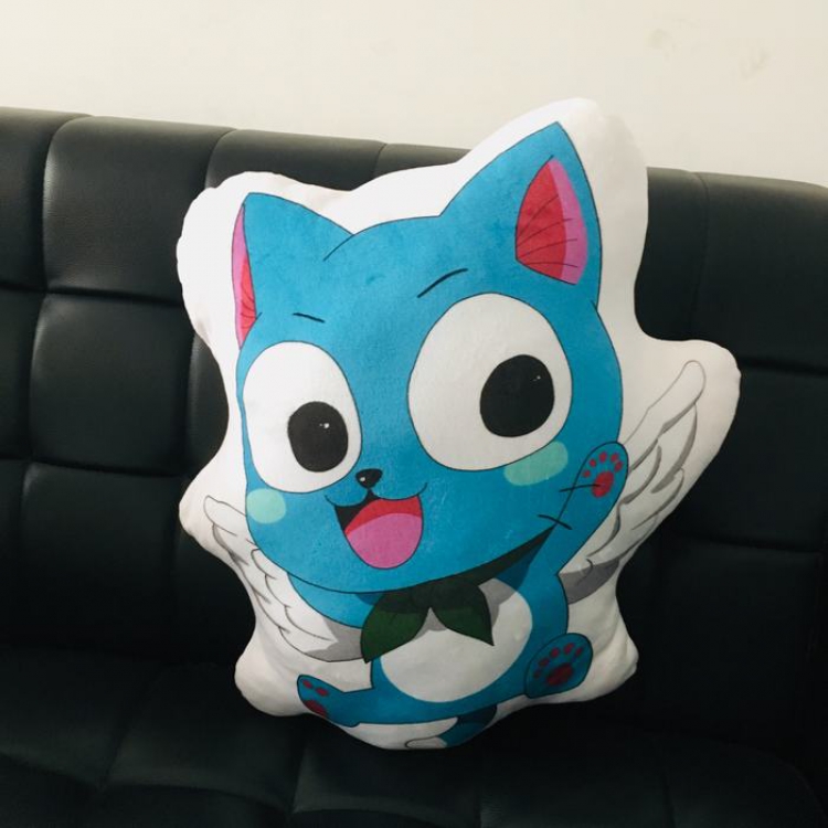Fairy Tail Happy  Plush toy cushion shaped pillow doll 45CM 330G