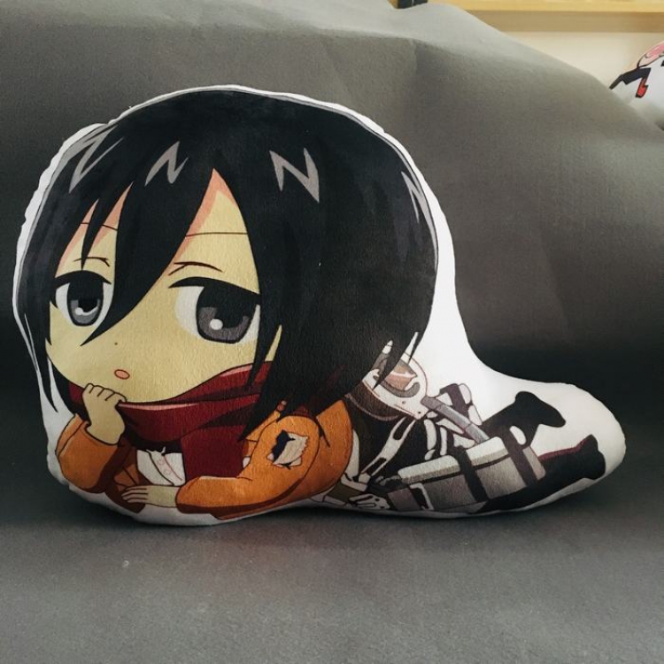 Attack on Titan Mikasa Plush toy cushion shaped pillow doll 45CM 330G