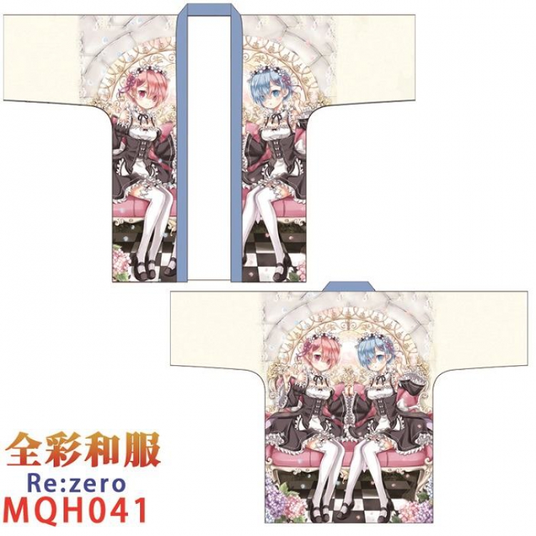 Re:Zero kara Hajimeru Isekai Seikatsu haori cloak cos kimono Free Size Book two days in advance cos dress MQH041