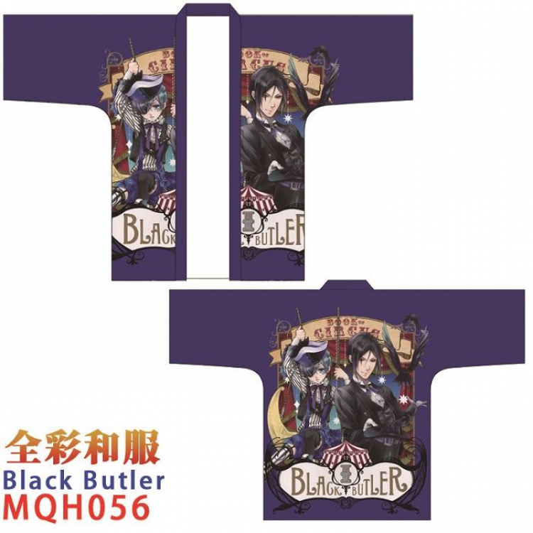 Kuroshitsuji haori cloak cos kimono Free Size Book two days in advance cos dress MQH056