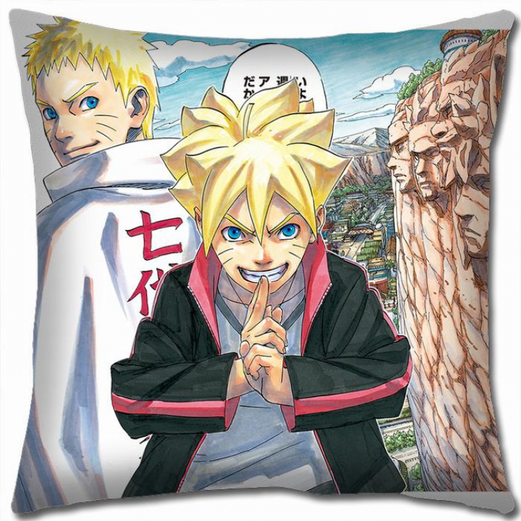Naruto Double-sided full color Pillow Cushion 45X45CM H7-281 NO FILLING