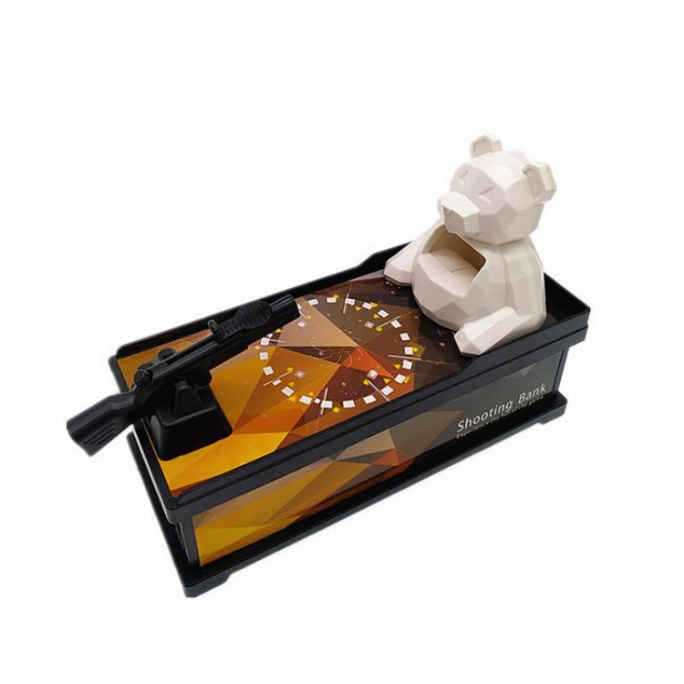 Shooting bear Savings-Box brown Boxed Figure Decoration Model 23X9X14.5CM 23KG