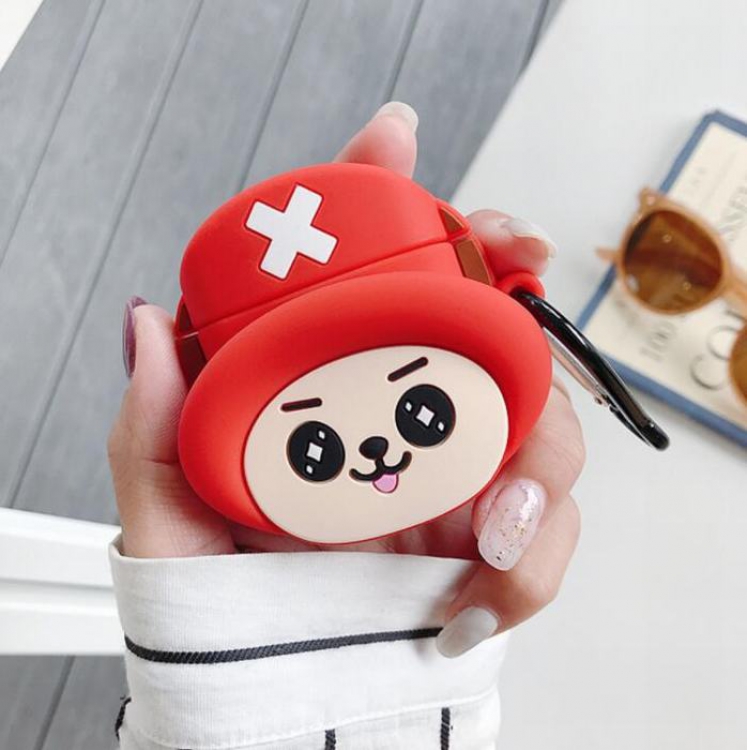 Chopper red Anime cartoon around Buckle airpods Apple Wireless Headset PP Bagged price for 2 pcs