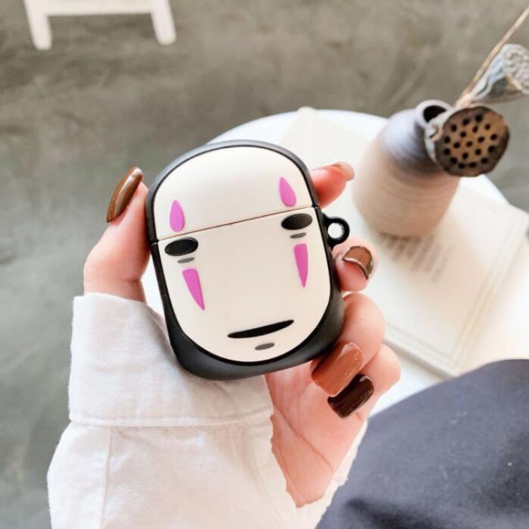 Spirited Away No Face man Anime cartoon around Buckle airpods Apple Wireless Headset PP Bagged price for 2 pcs