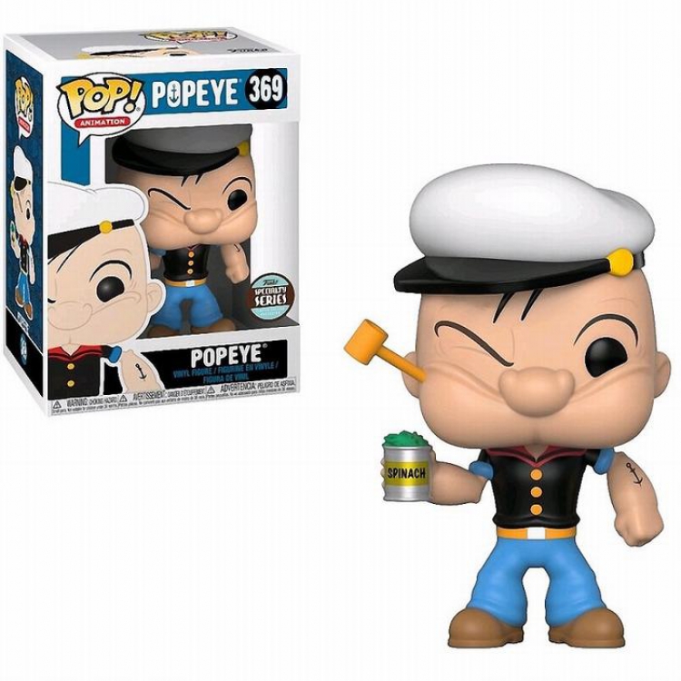 FUNKO PPO 369 Popeye the Sailor Man Toy figurine Boxed Figure Decoration Model 10CM 0.17KG