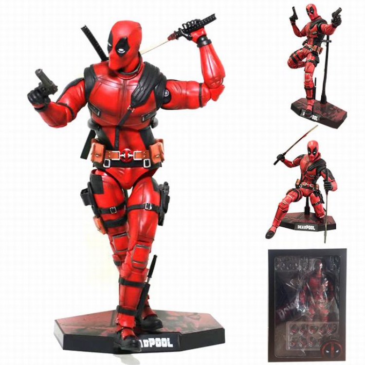 Deadpool Movable Boxed Figure Decoration Model 30CM 1.3KGS 23.5X12X36CM 12 inches