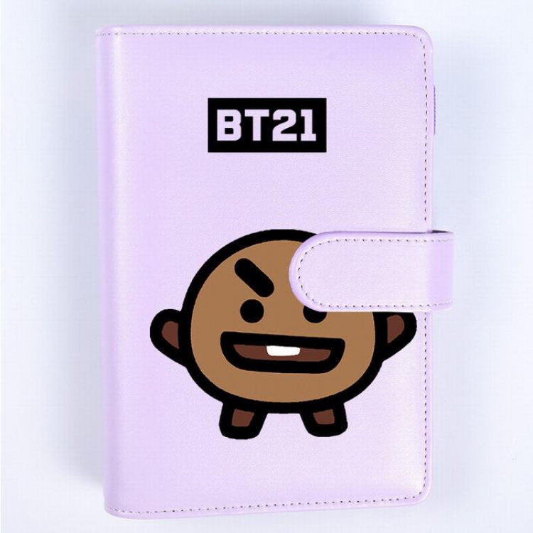 BTS Biscuits Purple Candy color notepad notebook 19X13.2CM 326G