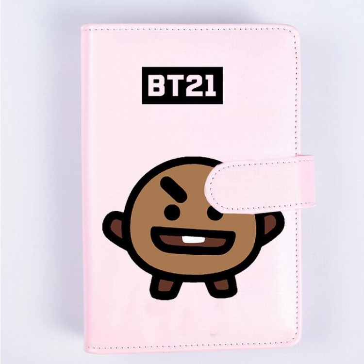 BTS Biscuits Pink Candy color notepad notebook 19X13.2CM 326G