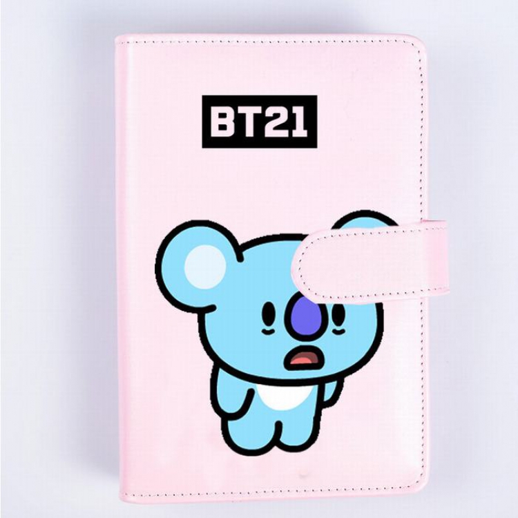 BTS Bear Pink Candy color notepad notebook 19X13.2CM 326G