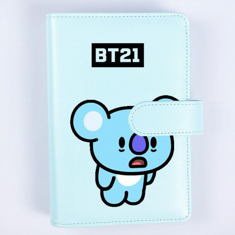 BTS Bear Blue Candy color notepad notebook 19X13.2CM 326G