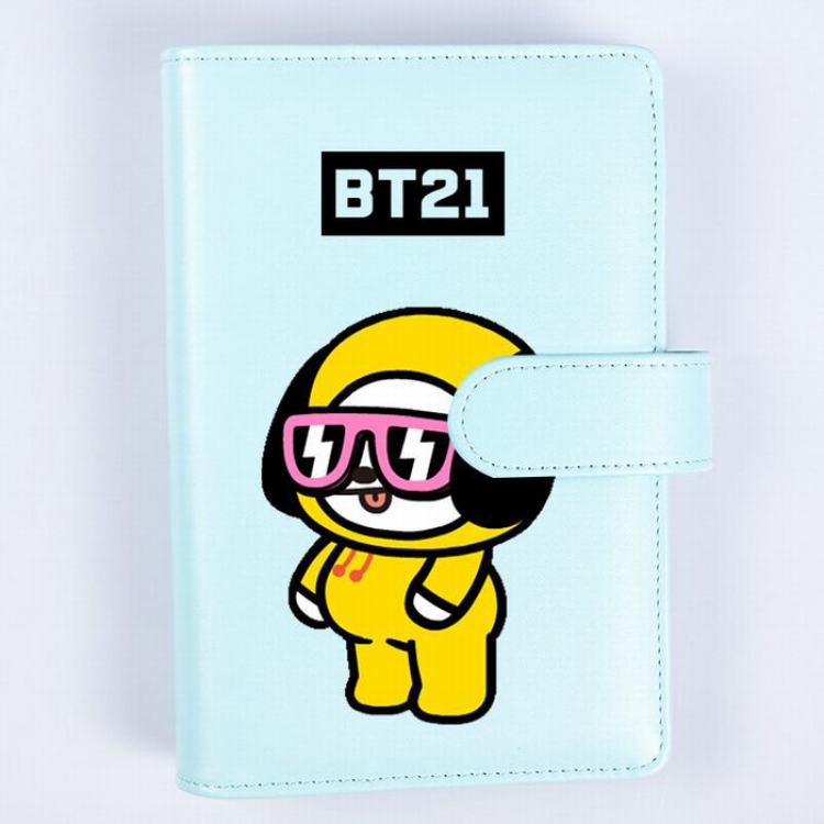 BTS Puppy Blue Candy color notepad notebook 19X13.2CM 326G