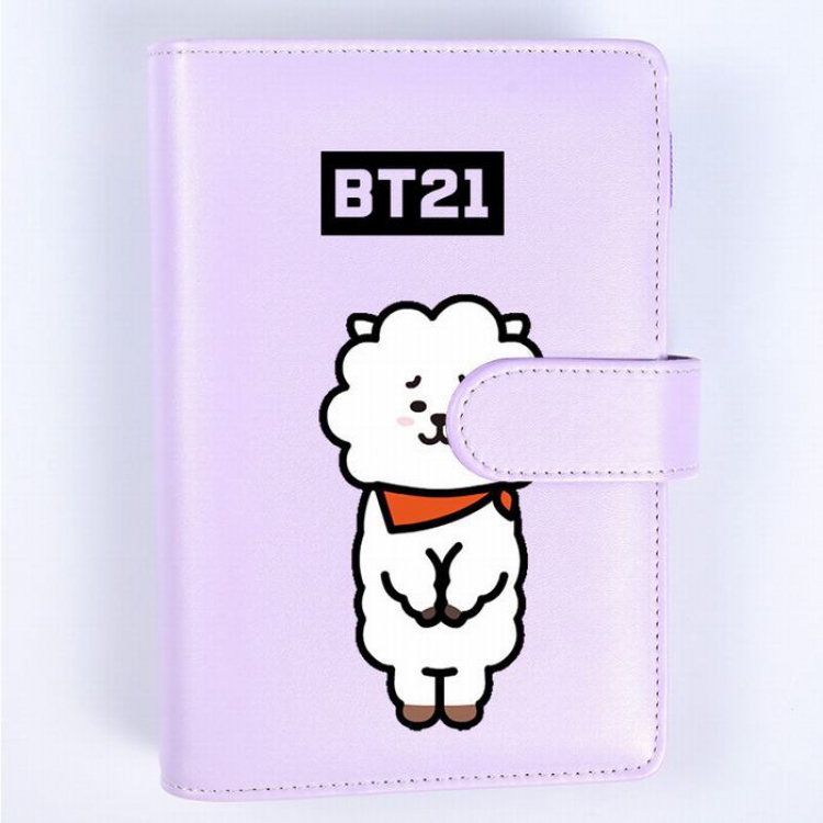 BTS Lamb Purple Candy color notepad notebook 19X13.2CM 326G