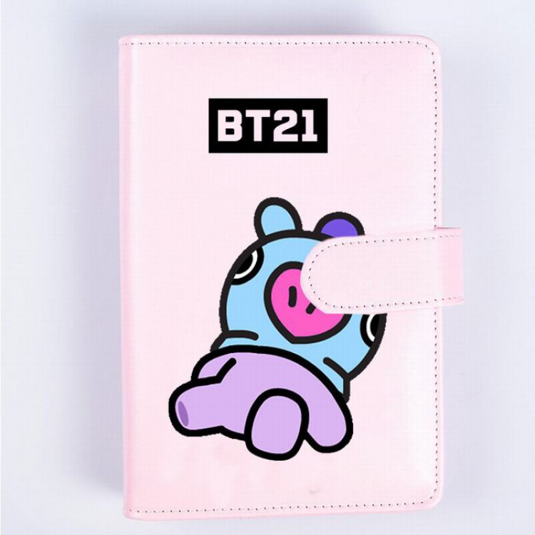BTS Hippo Pink Candy color notepad notebook 19X13.2CM 326G