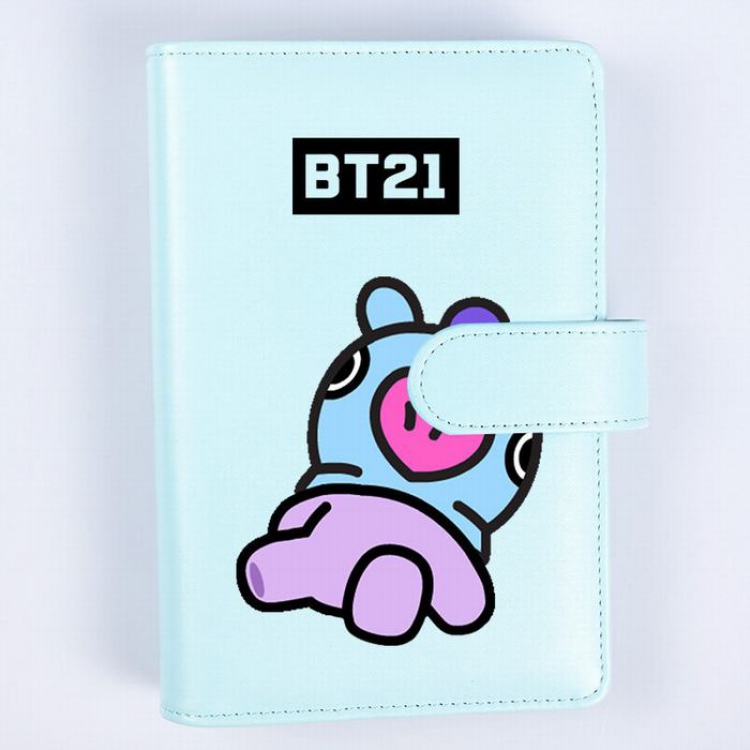 BTS Hippo Blue Candy color notepad notebook 19X13.2CM 326G