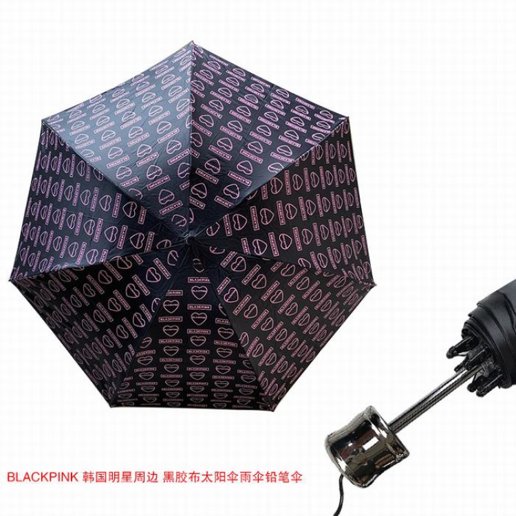 BLACKPINK Black tape sun umbrella umbrella pencil umbrella 50CM 0.23KGS price for 2 pcs