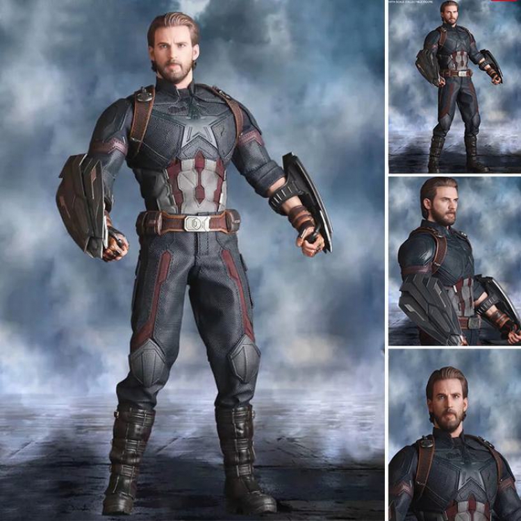 The avengers allianc Captain America Boxed Figure Decoration Model 12 inches