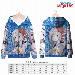 Azur Lane Full color zipper ho...