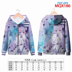 Azur Lane Full color zipper ho...