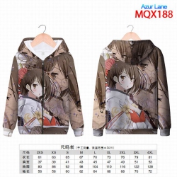 Azur Lane Full color zipper ho...