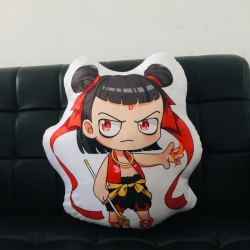 Ne Zha Plush toy cushion shape...