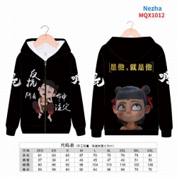 Nezha Full color zipper hooded...