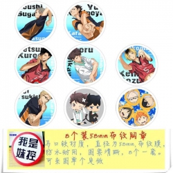 Haikyu!! Brooch Price For 8 Pc...