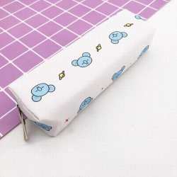 BTS Blue Bear PU Printing stud...