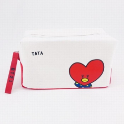 BTS BT21 Red love PU Canvas st...