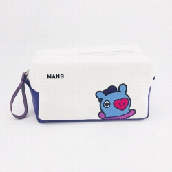 BTS BT21 Hippo PU Canvas stora...